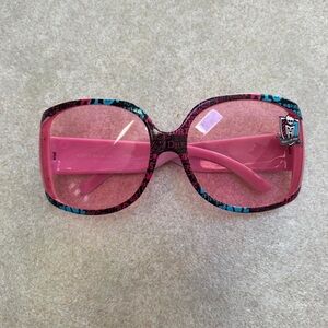 Pink Y2K monster high sunglasses
